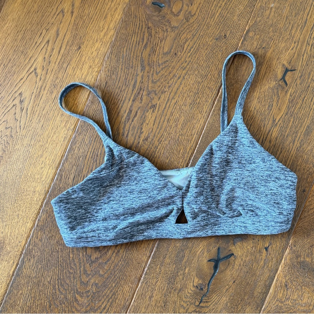 ALO Yoga Heathered Gray Bralette